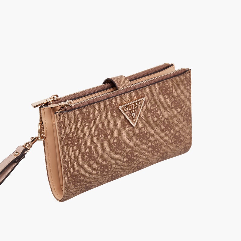 GUESS Logo Print Wallet with Wrist Strap for Women - Image 3